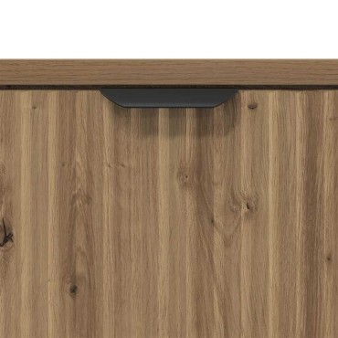 vidaXL Πλαϊνό γραφείο Artisan Oak 79,5x33x82cm Επεξεργασμένο ξύλο 1 τεμ.