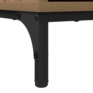 vidaXL Πλαϊνό γραφείο Artisan Oak 79,5x33x82cm Επεξεργασμένο ξύλο 1 τεμ.