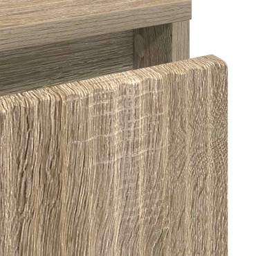 vidaXL Κομοδίνο Sonoma Δρυς 63.5x36x61cm Επεξεργασμένο ξύλο 1 τεμ.