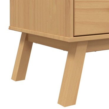 vidaXL Ντουλάπι OLDEN 85x43x125cm από Μασίφ Ξύλο Πεύκου 1 τεμ.