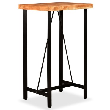 vidaXL Τραπέζι Μπαρ 60x60x107cm από Μασίφ Ξύλο Ακακίας 1 τεμ.