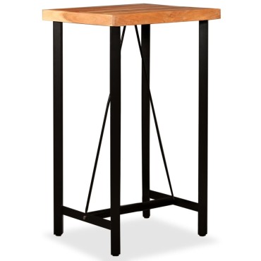 vidaXL Τραπέζι Μπαρ 60x60x107cm από Μασίφ Ξύλο Ακακίας 1 τεμ.