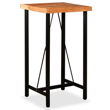 vidaXL Τραπέζι Μπαρ 60x60x107cm από Μασίφ Ξύλο Ακακίας 1 τεμ.