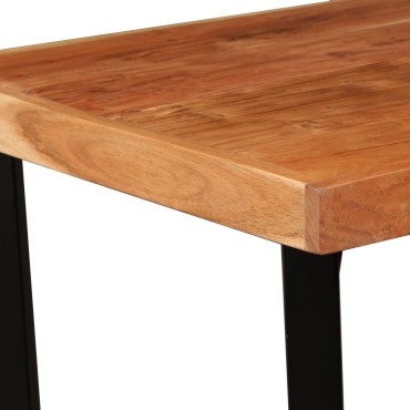 vidaXL Τραπέζι Μπαρ 60x60x107cm από Μασίφ Ξύλο Ακακίας 1 τεμ.