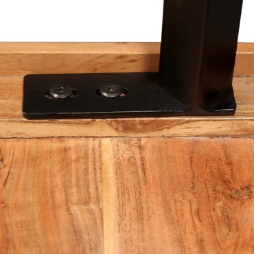 vidaXL Τραπέζι Μπαρ 60x60x107cm από Μασίφ Ξύλο Ακακίας 1 τεμ.