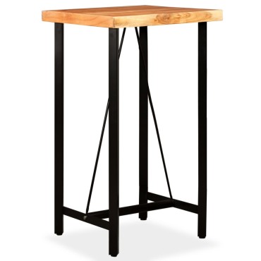 vidaXL Τραπέζι Μπαρ 60x60x107cm από Μασίφ Ξύλο Ακακίας 1 τεμ.