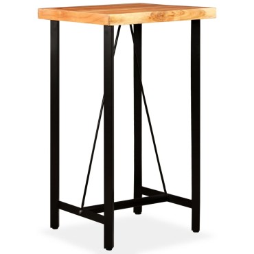 vidaXL Τραπέζι Μπαρ 60x60x107cm από Μασίφ Ξύλο Ακακίας 1 τεμ.