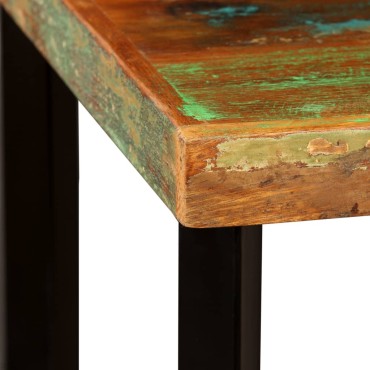 vidaXL Τραπέζι Μπαρ 60x60x107cm από Μασίφ Ανακυκλωμένο Ξύλο 1 τεμ.