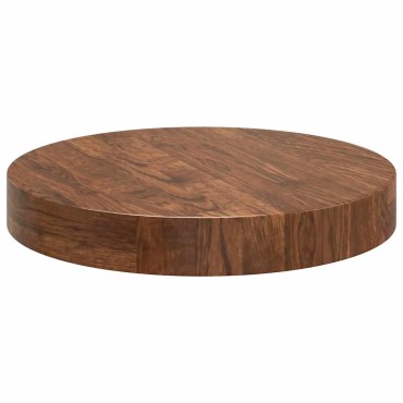 vidaXL Καπάκι τραπεζιού Σκούρο Καφέ 30x4cm Στερεό Ξύλο Δρυός