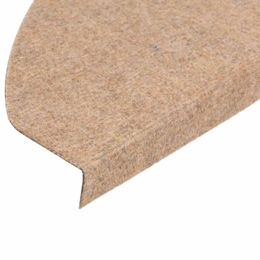 vidaXL Πατάκια Σκάλας Αυτοκόλλητα 20 τεμ. Μπεζ 65 x 22,5 x 3,5 εκ.