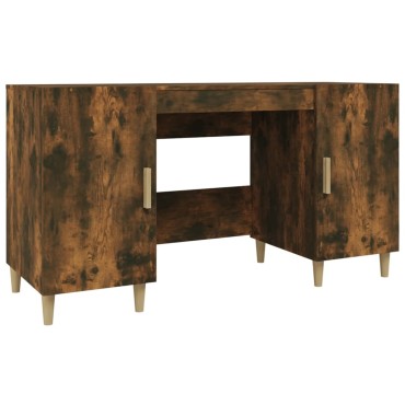 vidaXL Γραφείο Καπνιστή Δρυς 140x50x75cm από Επεξεργασμένο Ξύλο 1 τεμ.