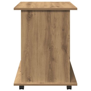 vidaXL Ντουλάπι Τροχήλατο Αρτισιανή Δρυς 60x45x60cm Επεξεργ. Ξύλο 1 τεμ.