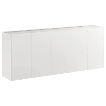 vidaXL Ζαρντινιέρα 200x40x80 εκ. από Ανοξείδωτο Ατσάλι