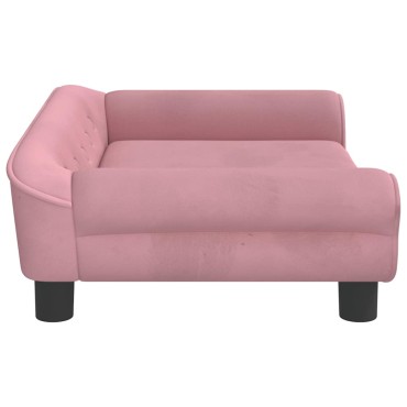 vidaXL Καναπές Παιδικός Ροζ 70x45x26cm από Βελούδο 1 τεμ.