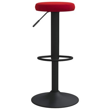 vidaXL Σκαμπό Μπαρ 2 τεμ. Μπορντό Βελούδινα 31x(58-78)cm