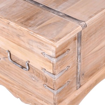 vidaXL Μπαούλο Αποθήκευσης από Ξύλο Ακακίας 90x40x40cm 1 τεμ.