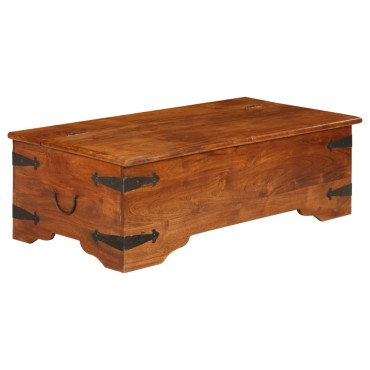 vidaXL Τραπεζάκι Σαλονιού 110x55x35cm Μασίφ Ξύλο Ακακία/Μελί Φινίρισμα 1 τεμ.