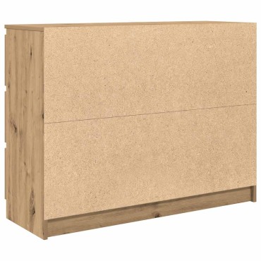 vidaXL Sideboard Artisan Oak 100x35x76cm Κατασκευασμένο ξύλο 1 τεμ.