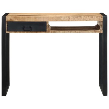 Γραφείο vidaXL 100x50x75cm Στερεό ακατέργαστο ξύλο Mango 1 τεμ.