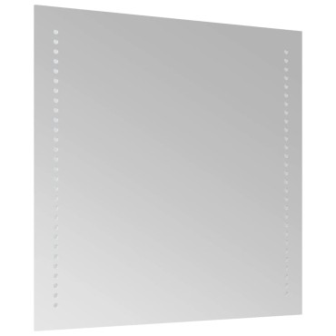 vidaXL Καθρέφτης Μπάνιου με LED 50x50 εκ.