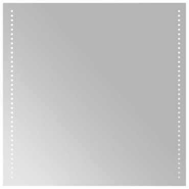vidaXL Καθρέφτης Μπάνιου με LED 60x60 εκ.