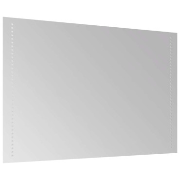 vidaXL Καθρέφτης Μπάνιου με LED 90x60 εκ.