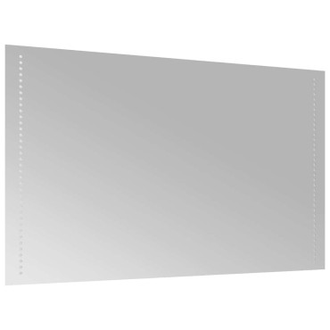 vidaXL Καθρέφτης Μπάνιου με LED 100x60 εκ.