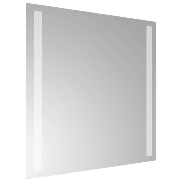 vidaXL Καθρέφτης Μπάνιου με LED 40x40 εκ.