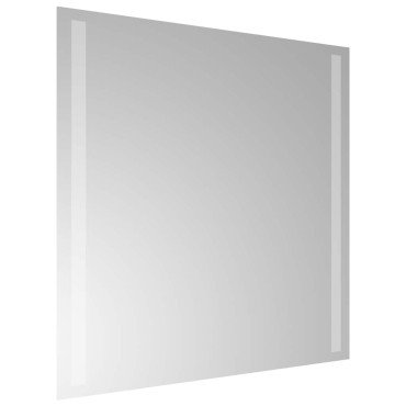 vidaXL Καθρέφτης Μπάνιου με LED 50x50 εκ.