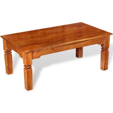 vidaXL Τραπεζάκι Σαλονιού 110x60x45cm από Μασίφ Ξύλο 1 τεμ.