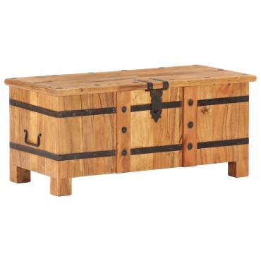 vidaXL Μπαούλο 90x40x40cm από Μασίφ Ξύλο Ακακίας 1 τεμ.