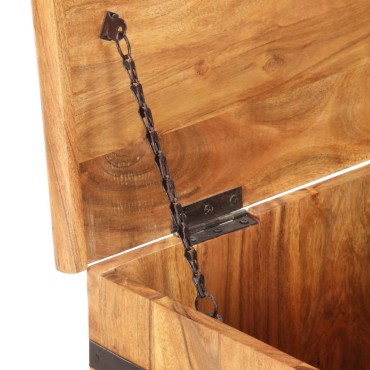 vidaXL Μπαούλο 90x40x40cm από Μασίφ Ξύλο Ακακίας 1 τεμ.