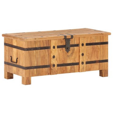vidaXL Μπαούλο 90x40x40cm από Μασίφ Ξύλο Ακακίας 1 τεμ.