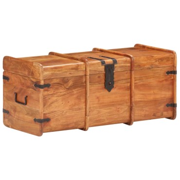 vidaXL Μπαούλο Αποθήκευσης 90x40x40cm από Μασίφ Ξύλο Ακακίας 1 τεμ.