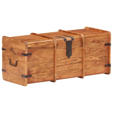 vidaXL Μπαούλο Αποθήκευσης 90x40x40cm από Μασίφ Ξύλο Ακακίας 1 τεμ.