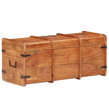 vidaXL Μπαούλο Αποθήκευσης 90x40x40cm από Μασίφ Ξύλο Ακακίας 1 τεμ.