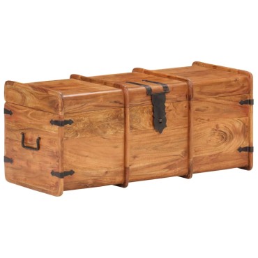 vidaXL Μπαούλο Αποθήκευσης 90x40x40cm από Μασίφ Ξύλο Ακακίας 1 τεμ.