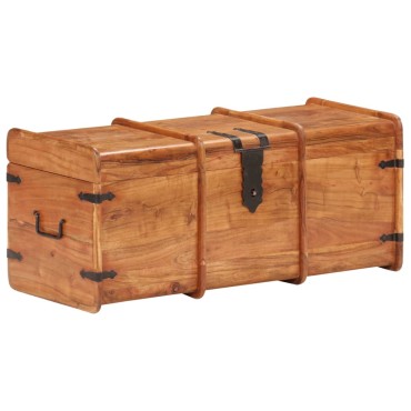 vidaXL Μπαούλο Αποθήκευσης 90x40x40cm από Μασίφ Ξύλο Ακακίας 1 τεμ.