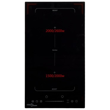 vidaXL Εστία Επαγωγική με 2 Ευέλικτες Ζώνες και Πλήκτρα Αφής 3500 W