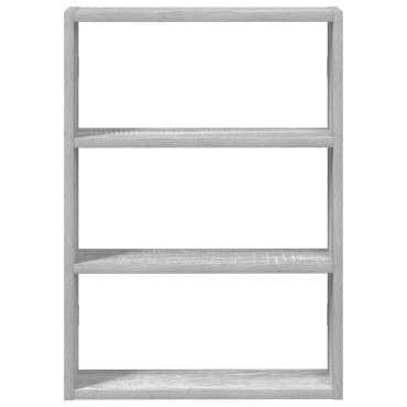 Ράφι τοίχου vidaXL Γκρι Sonoma 43x9x60cm Κατασκευασμένο ξύλο