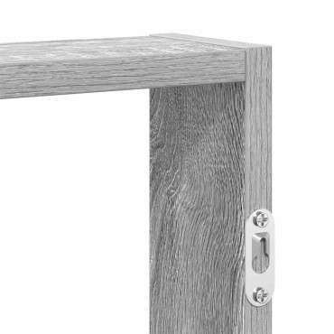 Ράφι τοίχου vidaXL Γκρι Sonoma 43x9x60cm Κατασκευασμένο ξύλο