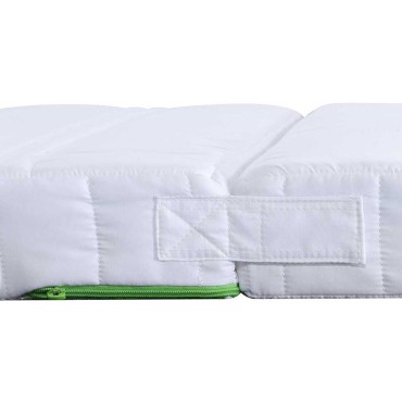 vidaXL Επεκτάσιμο Μαξιλάρι Φόρμας 80x200cm Λευκό