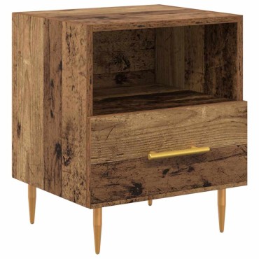 vidaXL Κομοδίνο Καφέ 40x35x47,5cm Επεξεργασμένο Ξύλο 1 τεμ.