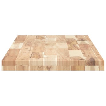 vidaXL Ράφια Κρεμαστά 2 τεμ. 140x40x4cm Ακατέργαστο Μασίφ Ξύλο Ακακίας