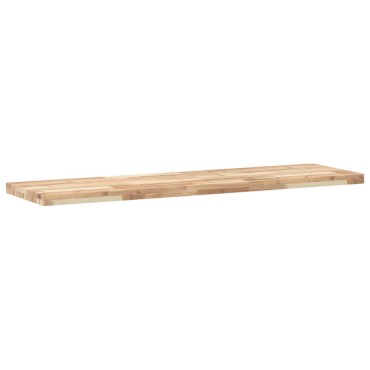 vidaXL Ράφια Κρεμαστά 2 τεμ. 140x40x4cm Ακατέργαστο Μασίφ Ξύλο Ακακίας