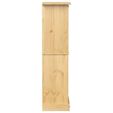 vidaXL Ραφιέρα Κρασιών Corona 56x35x134,5cm από Μασίφ Ξύλο Πεύκου 1 τεμ.