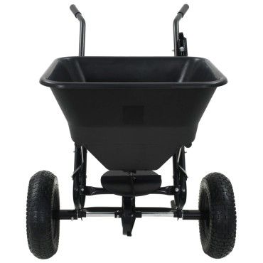 vidaXL Διανομέας Αλατιού Ώθησης 45 L 106 x 73 x 76 εκ. από PVC/Ατσάλι