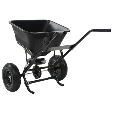 vidaXL Διανομέας Αλατιού Ώθησης 45 L 106 x 73 x 76 εκ. από PVC/Ατσάλι