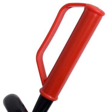 vidaXL Καρότσι Μεταφοράς Τηλεσκοπικό Μαύρο/Κόκκινο 200 κ.