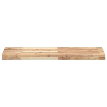vidaXL Ράφια Κρεμαστά 2 τεμ. 160x30x4cm Ακατέργαστο Μασίφ Ξύλο Ακακίας
